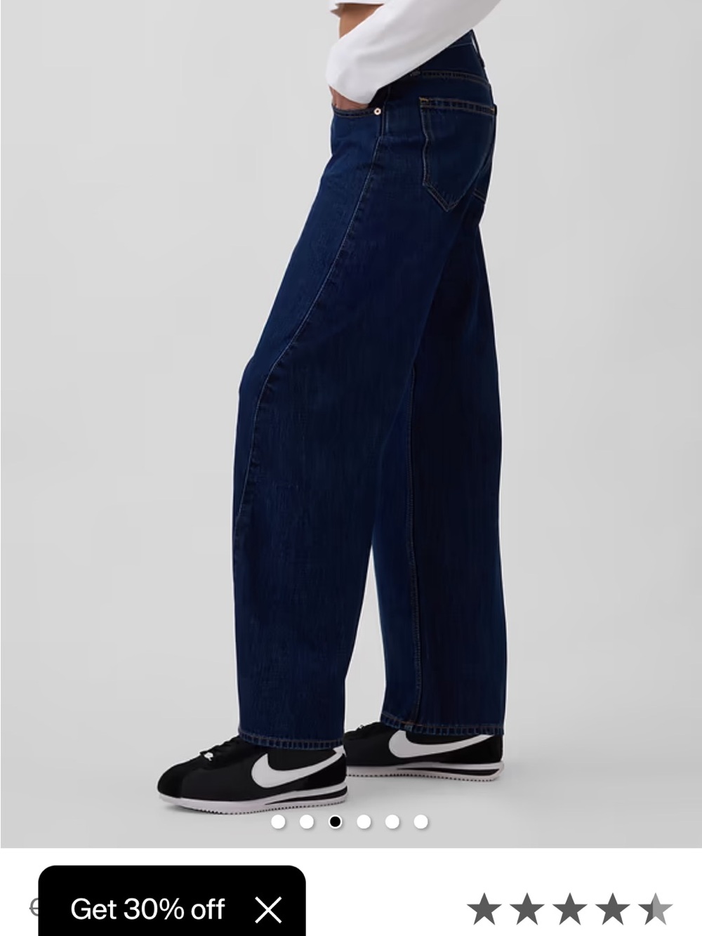 Women’s Barrell Dark Blue Jeans